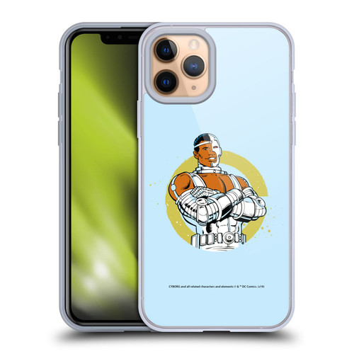 Cyborg DC Comics Fast Fashion Classic Soft Gel Case for Apple iPhone 11 Pro