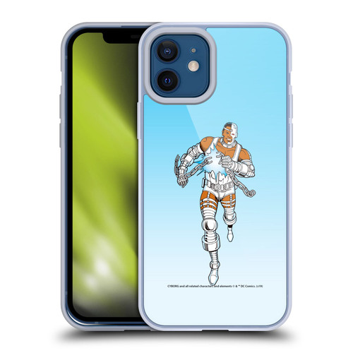 Cyborg DC Comics Fast Fashion Classic 2 Soft Gel Case for Apple iPhone 12 / iPhone 12 Pro