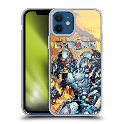 Cyborg DC Comics Fast Fashion Comic Soft Gel Case for Apple iPhone 12 / iPhone 12 Pro