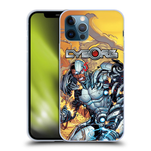 Cyborg DC Comics Fast Fashion Comic Soft Gel Case for Apple iPhone 12 / iPhone 12 Pro