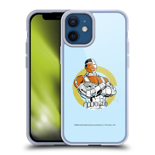 Cyborg DC Comics Fast Fashion Classic Soft Gel Case for Apple iPhone 12 Mini
