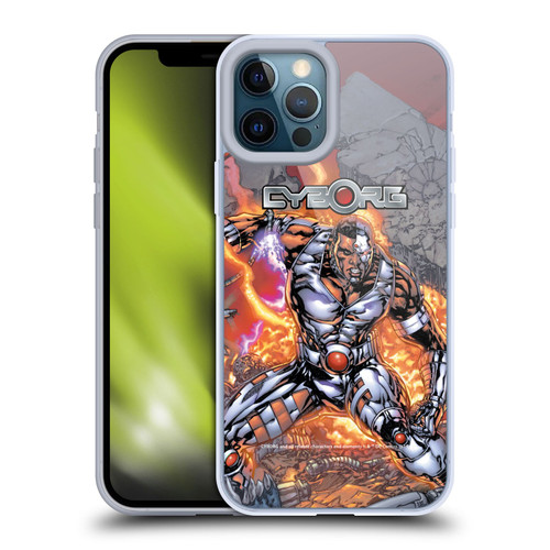 Cyborg DC Comics Fast Fashion Cover Soft Gel Case for Apple iPhone 12 Pro Max