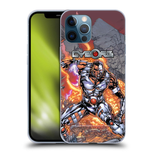 Cyborg DC Comics Fast Fashion Cover Soft Gel Case for Apple iPhone 12 Pro Max