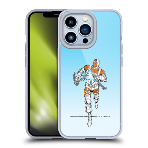 Cyborg DC Comics Fast Fashion Classic 2 Soft Gel Case for Apple iPhone 13 Pro