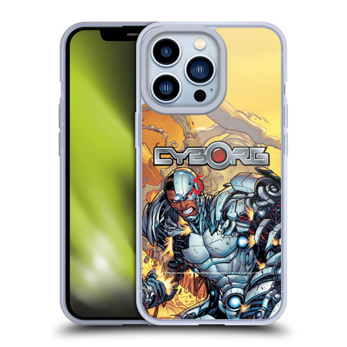 Cyborg DC Comics Fast Fashion Comic Soft Gel Case for Apple iPhone 13 Pro