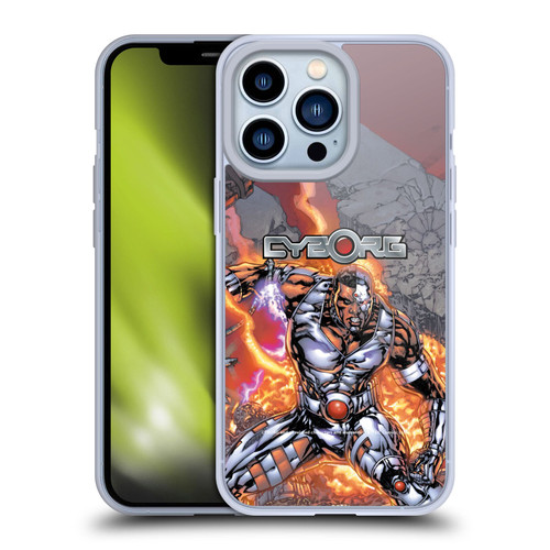 Cyborg DC Comics Fast Fashion Cover Soft Gel Case for Apple iPhone 13 Pro