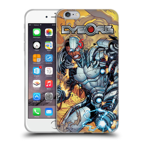 Cyborg DC Comics Fast Fashion Comic Soft Gel Case for Apple iPhone 6 Plus / iPhone 6s Plus