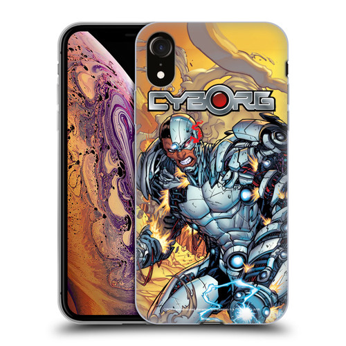 Cyborg DC Comics Fast Fashion Comic Soft Gel Case for Apple iPhone XR
