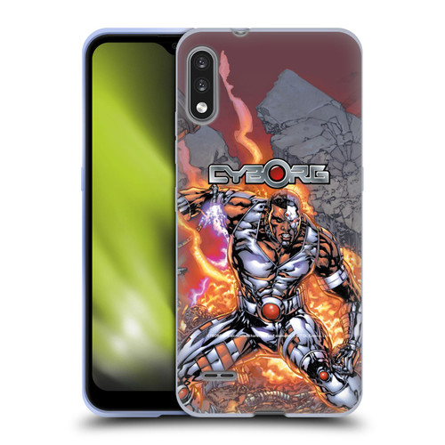 Cyborg DC Comics Fast Fashion Cover Soft Gel Case for LG K22