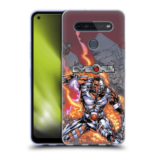 Cyborg DC Comics Fast Fashion Cover Soft Gel Case for LG K51S