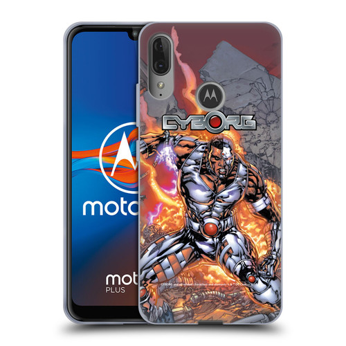 Cyborg DC Comics Fast Fashion Cover Soft Gel Case for Motorola Moto E6 Plus