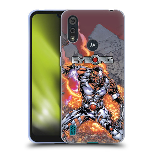 Cyborg DC Comics Fast Fashion Cover Soft Gel Case for Motorola Moto E6s (2020)