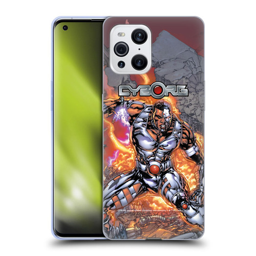 Cyborg DC Comics Fast Fashion Cover Soft Gel Case for OPPO Find X3 / Pro