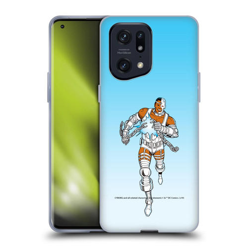 Cyborg DC Comics Fast Fashion Classic 2 Soft Gel Case for OPPO Find X5 Pro