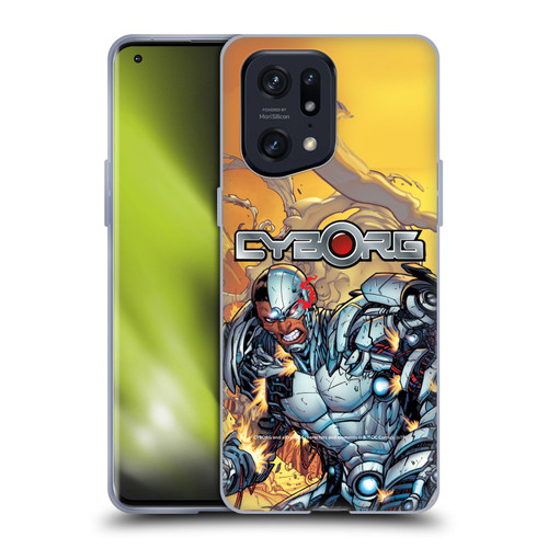 Cyborg DC Comics Fast Fashion Comic Soft Gel Case for OPPO Find X5 Pro