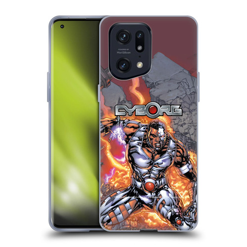 Cyborg DC Comics Fast Fashion Cover Soft Gel Case for OPPO Find X5 Pro