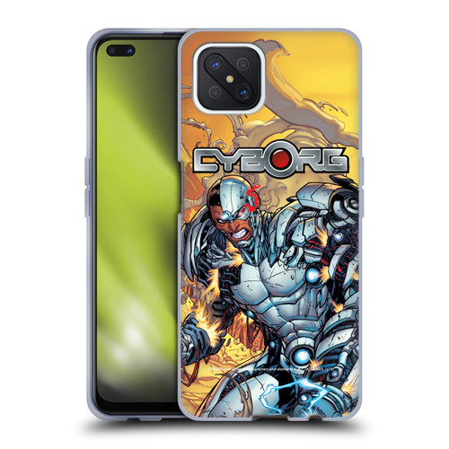 Cyborg DC Comics Fast Fashion Comic Soft Gel Case for OPPO Reno4 Z 5G