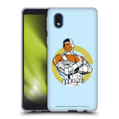 Cyborg DC Comics Fast Fashion Classic Soft Gel Case for Samsung Galaxy A01 Core (2020)