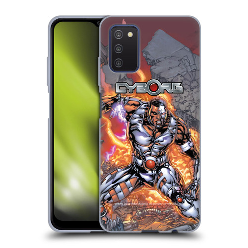 Cyborg DC Comics Fast Fashion Cover Soft Gel Case for Samsung Galaxy A03s (2021)