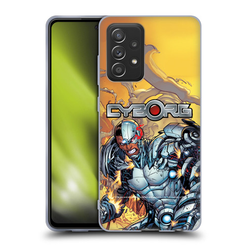 Cyborg DC Comics Fast Fashion Comic Soft Gel Case for Samsung Galaxy A52 / A52s / 5G (2021)