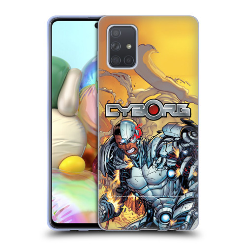 Cyborg DC Comics Fast Fashion Comic Soft Gel Case for Samsung Galaxy A71 (2019)