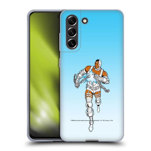 Cyborg DC Comics Fast Fashion Classic 2 Soft Gel Case for Samsung Galaxy S21 FE 5G