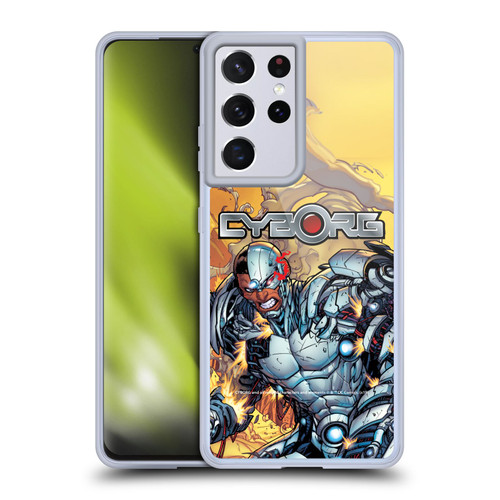 Cyborg DC Comics Fast Fashion Comic Soft Gel Case for Samsung Galaxy S21 Ultra 5G