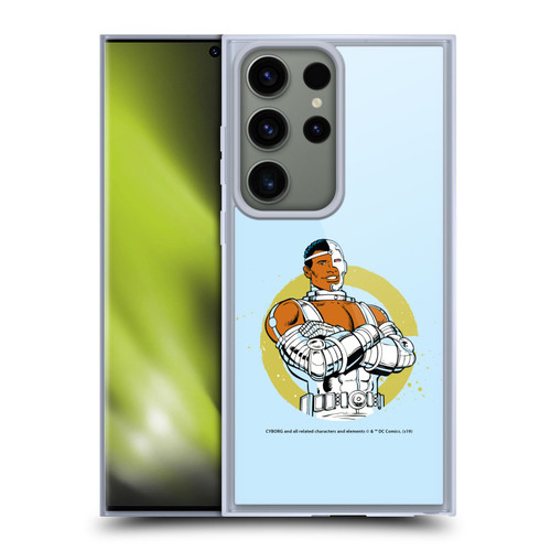 Cyborg DC Comics Fast Fashion Classic Soft Gel Case for Samsung Galaxy S23 Ultra 5G