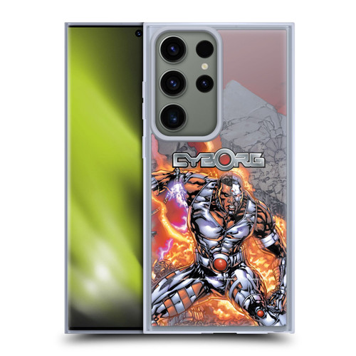 Cyborg DC Comics Fast Fashion Cover Soft Gel Case for Samsung Galaxy S23 Ultra 5G