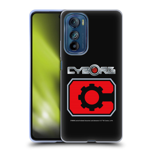 Cyborg DC Comics Logos Retro Soft Gel Case for Motorola Edge 30