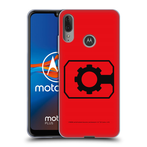 Cyborg DC Comics Logos Geometric Soft Gel Case for Motorola Moto E6 Plus