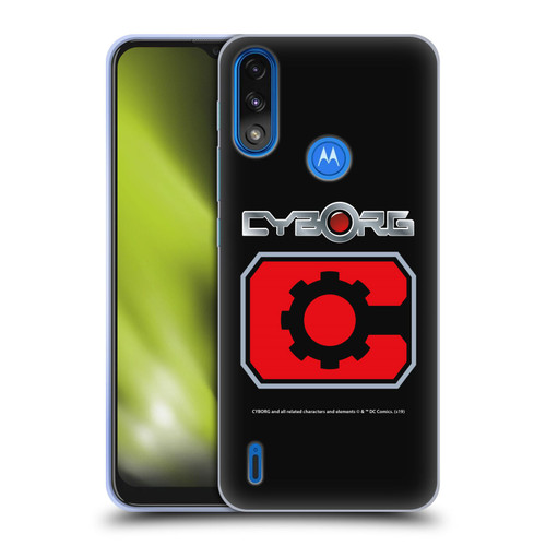 Cyborg DC Comics Logos Retro Soft Gel Case for Motorola Moto E7 Power / Moto E7i Power