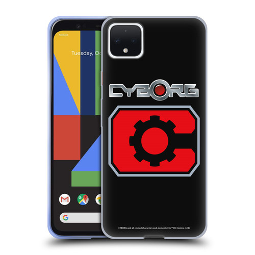 Cyborg DC Comics Logos Retro Soft Gel Case for Google Pixel 4 XL