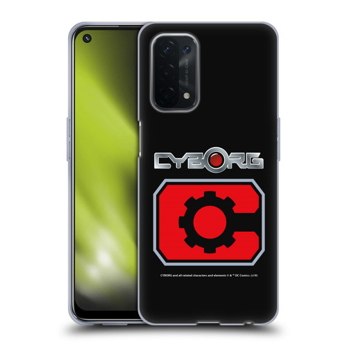 Cyborg DC Comics Logos Retro Soft Gel Case for OPPO A54 5G