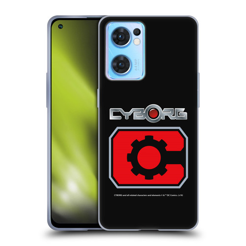 Cyborg DC Comics Logos Retro Soft Gel Case for OPPO Reno7 5G / Find X5 Lite