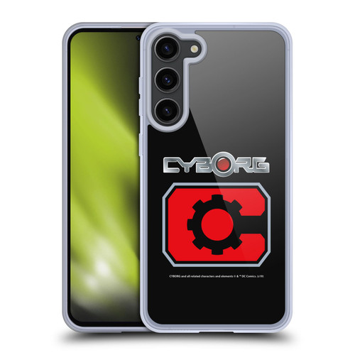 Cyborg DC Comics Logos Retro Soft Gel Case for Samsung Galaxy S23+ 5G