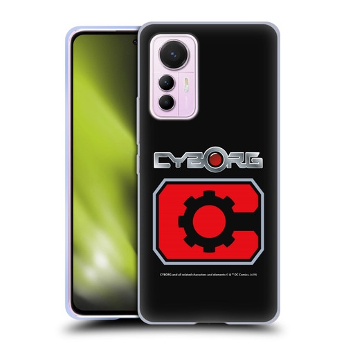 Cyborg DC Comics Logos Retro Soft Gel Case for Xiaomi 12 Lite