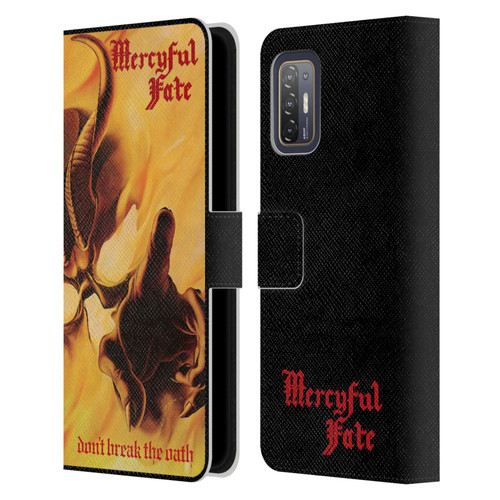 Mercyful Fate Black Metal Don't Break the Oath Leather Book Wallet Case Cover For HTC Desire 21 Pro 5G