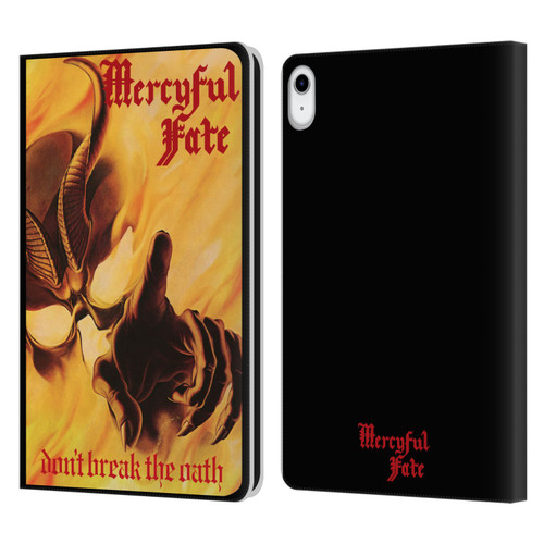 Mercyful Fate Black Metal Don't Break the Oath Leather Book Wallet Case Cover For Apple iPad 10.9 (2022)