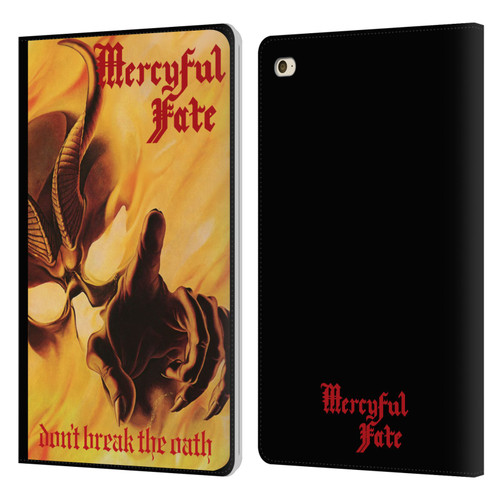 Mercyful Fate Black Metal Don't Break the Oath Leather Book Wallet Case Cover For Apple iPad mini 4