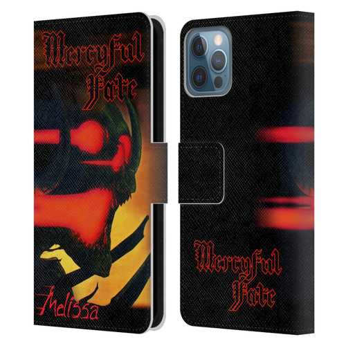 Mercyful Fate Black Metal Melissa Leather Book Wallet Case Cover For Apple iPhone 12 / iPhone 12 Pro