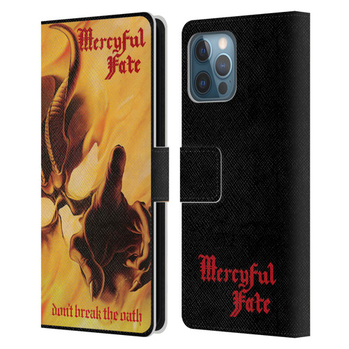 Mercyful Fate Black Metal Don't Break the Oath Leather Book Wallet Case Cover For Apple iPhone 12 Pro Max