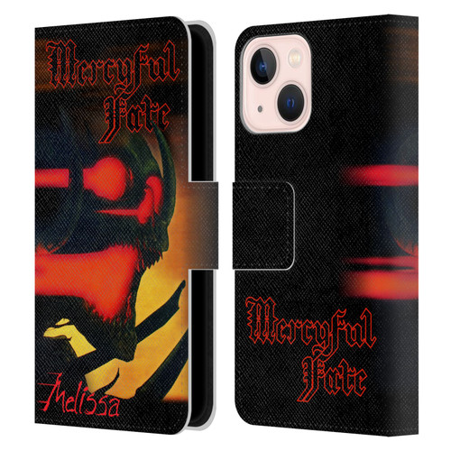 Mercyful Fate Black Metal Melissa Leather Book Wallet Case Cover For Apple iPhone 13 Mini