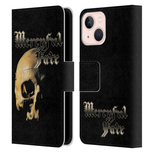 Mercyful Fate Black Metal Skull Leather Book Wallet Case Cover For Apple iPhone 13 Mini