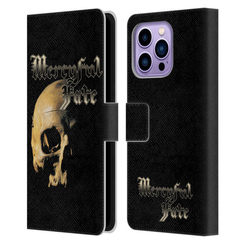 Mercyful Fate Black Metal Skull Leather Book Wallet Case Cover For Apple iPhone 14 Pro Max