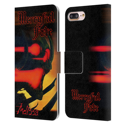 Mercyful Fate Black Metal Melissa Leather Book Wallet Case Cover For Apple iPhone 7 Plus / iPhone 8 Plus