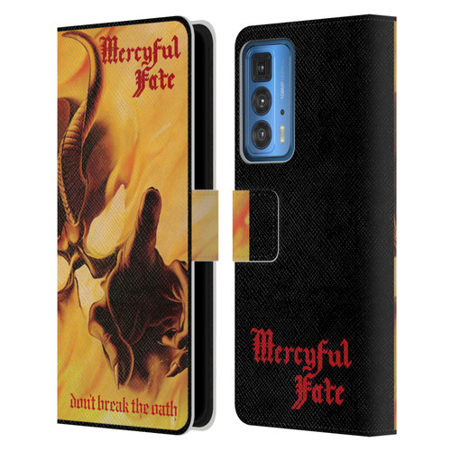 Mercyful Fate Black Metal Don't Break the Oath Leather Book Wallet Case Cover For Motorola Edge 20 Pro