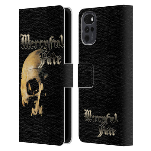 Mercyful Fate Black Metal Skull Leather Book Wallet Case Cover For Motorola Moto G22
