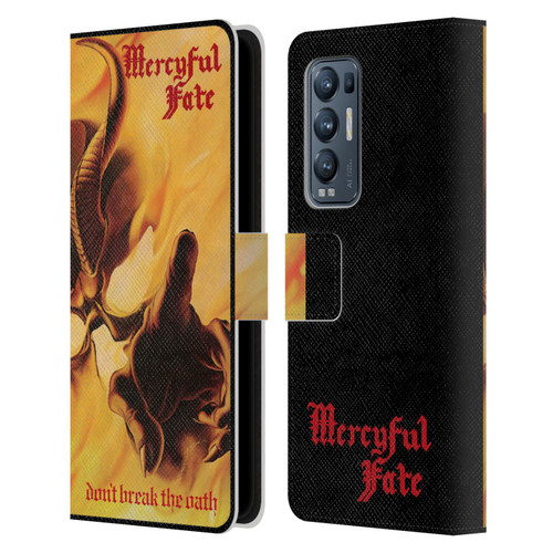 Mercyful Fate Black Metal Don't Break the Oath Leather Book Wallet Case Cover For OPPO Find X3 Neo / Reno5 Pro+ 5G
