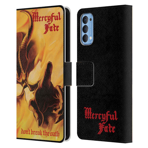 Mercyful Fate Black Metal Don't Break the Oath Leather Book Wallet Case Cover For OPPO Reno 4 5G